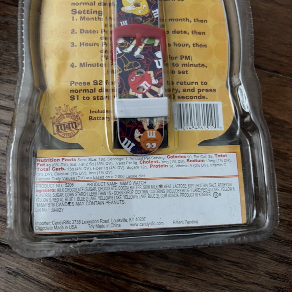 M&M's 2007 Collectible Red Character 3D Digital Wrist Watch NIB Y2K Novelty OS - Picture 7 of 7